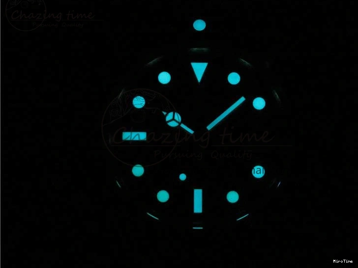 MiroTime 0111 WaterResistant Submariner 116618 LN D1F Best Edition YG Wrapped Black Dial on YG Wrapped Bracelet A 2588